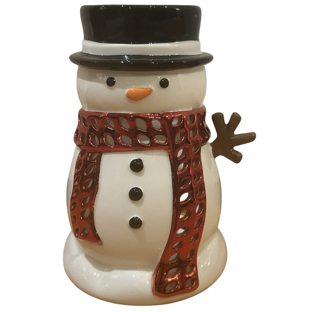 Snowman Votive Candle Holder